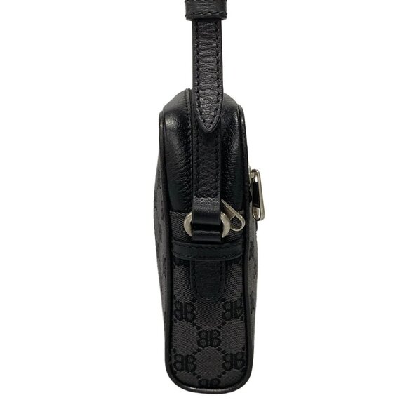 Auth BALENCIAGA The Hacker Shoulder Zip Bag - Picture 3 of 16